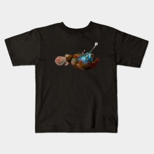 Galaxy Angler Fish Kids T-Shirt